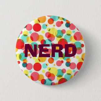 NERD 6 CM ROUND BADGE