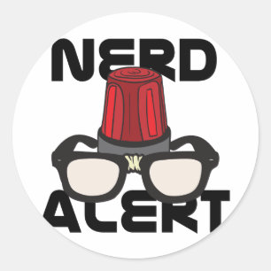 Nerd Alert! Classic Round Sticker