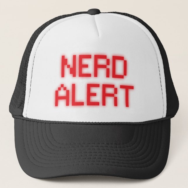 Nerd Alert Trucker Hat (Front)