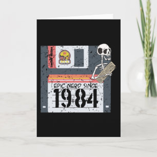 Nerd Birthday 1984 Card