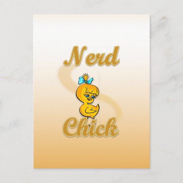 Nerd Chick Postcard (Front)