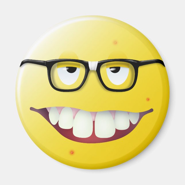 Nerd Face Magnet (Front)