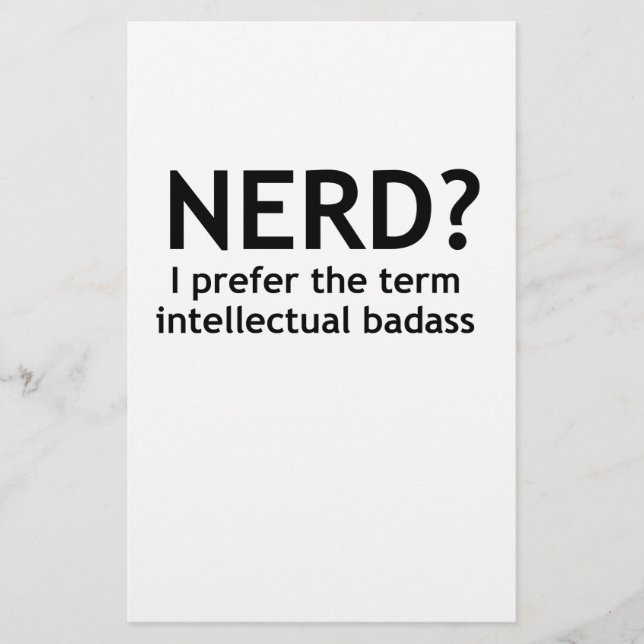 Nerd? Funny, geeky design (Front)