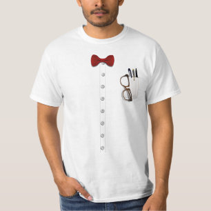 Nerd Glasses Bow Tie Costume T-Shirt