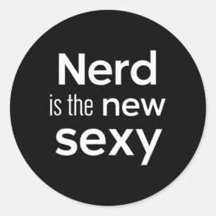 Nerd Is The New Y Gamers Software Engineers Origin Classic Round Sticker