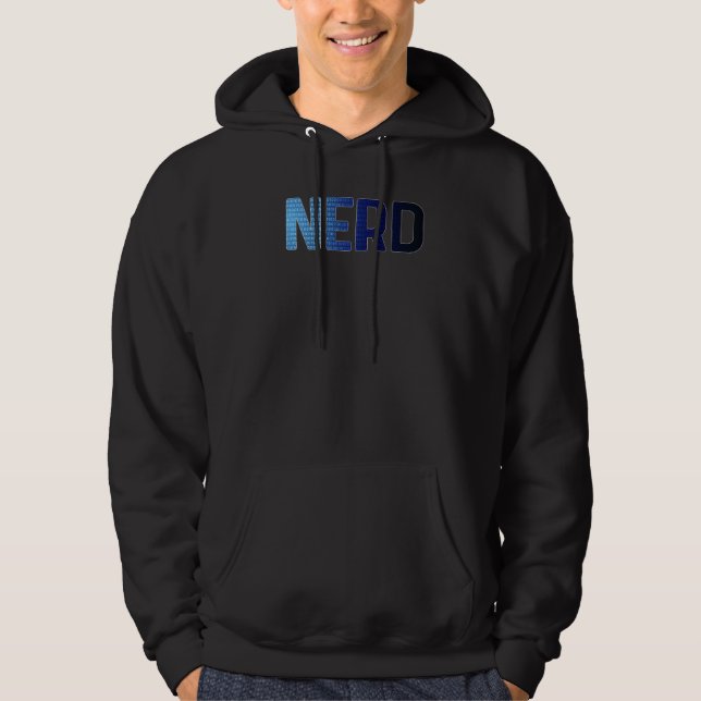 Nerd IT Computer Programmer AI Smart Genius Brains Hoodie (Front)