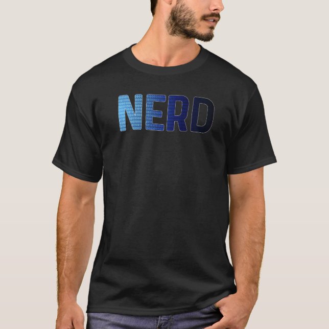 Nerd IT Computer Programmer AI Smart Genius Brains T-Shirt (Front)