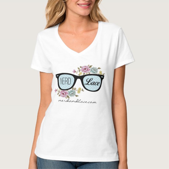 Nerd & Lace T-shirt (Front)