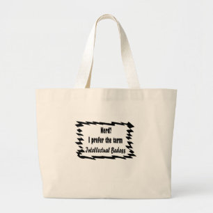 Nerd? Large Tote Bag