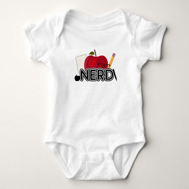 Nerd - Logo Baby Bodysuit (Front)
