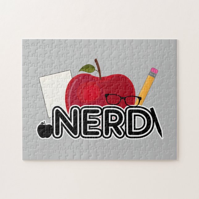 Nerd - Logo Jigsaw Puzzle (Horizontal)