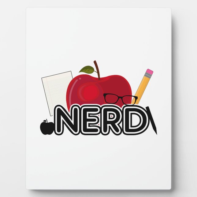 Nerd - Logo Plaque (Front)
