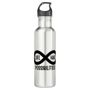 Nerd Mathematics Life Has Possibilities 710 Ml Water Bottle