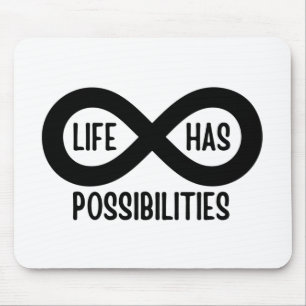 Nerd Mathematics Life Has Possibilities Mouse Mat