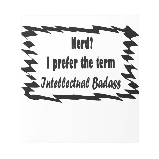 Nerd? Notepad (Front)