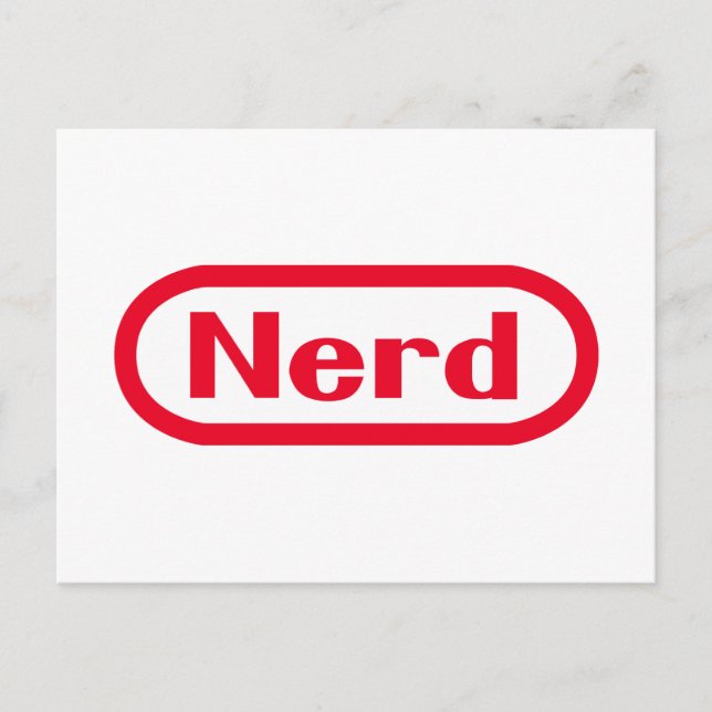 Nerd Postcard (Front)