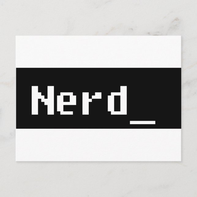 Nerd Postcard (Front)