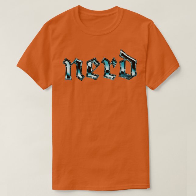 Nerd Typography Geek Gift T-Shirt (Design Front)