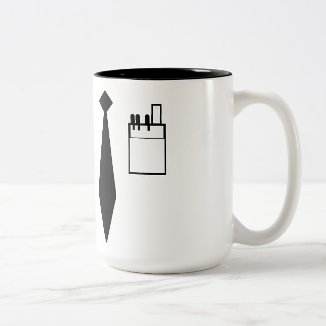 Nerd Uniform Two-Tone Coffee Mug (Right)