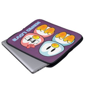 Nerd Valentine: Computer Geek Leet Speak Love Laptop Sleeve