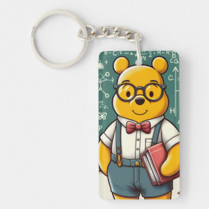 Nerd Winnie the Pooh 1 Key Ring