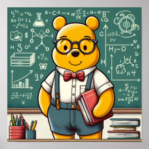Nerd Winnie the Pooh 1 Poster