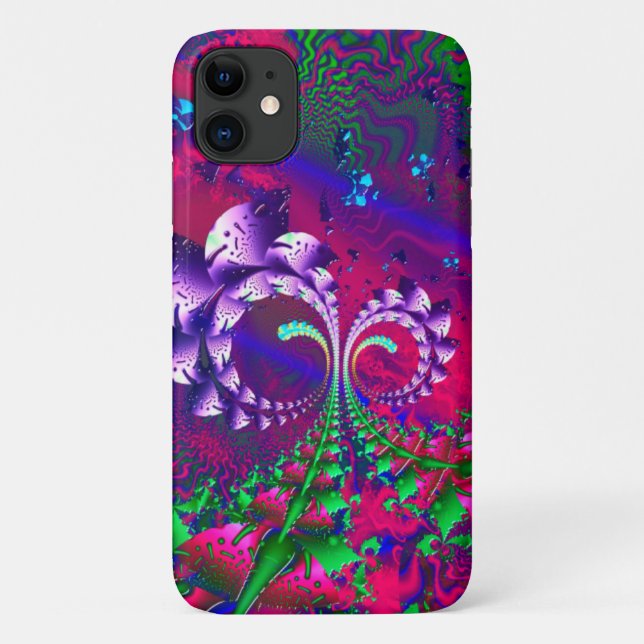 Nerdberries Psychedelic Fractal Case-Mate iPhone Case (Back)