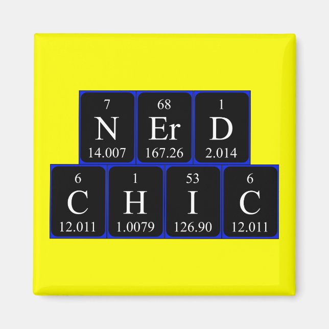 NerdChic periodic table phrase magnet (Front)