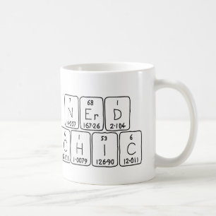 NerdChic periodic table phrase mug
