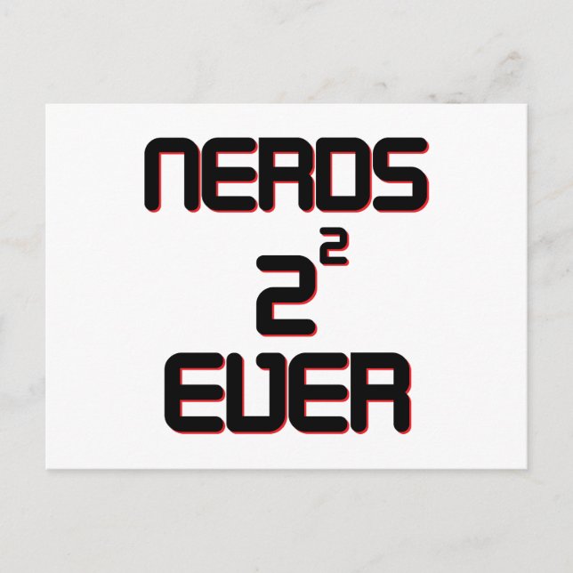 Nerds 4 Ever Postcard (Front)