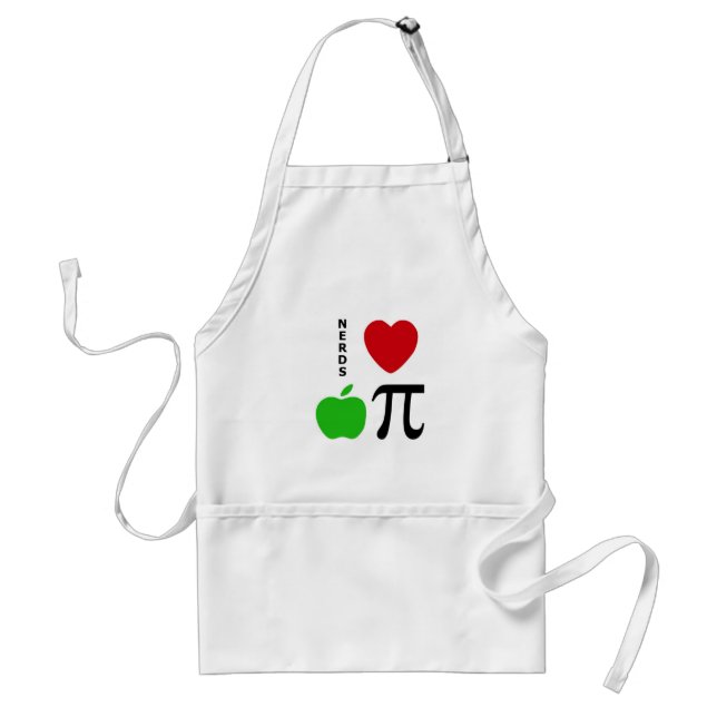 Nerds Love Apple Pie Standard Apron (Front)