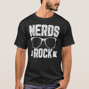 Nerds Rock Computer It Technician Geek Graphic T-Shirt