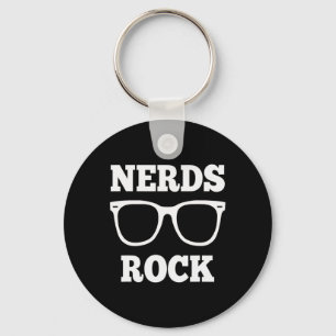 Nerds Rock T Shirt Gamer Geek Fun Cute Nerd Shirt Key Ring
