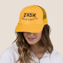 Nerds, takes one to know one hat