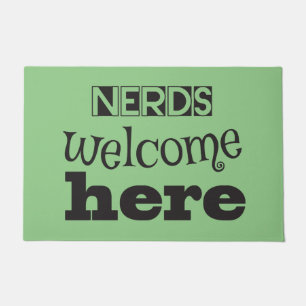 Nerds Welcome Here Doormat
