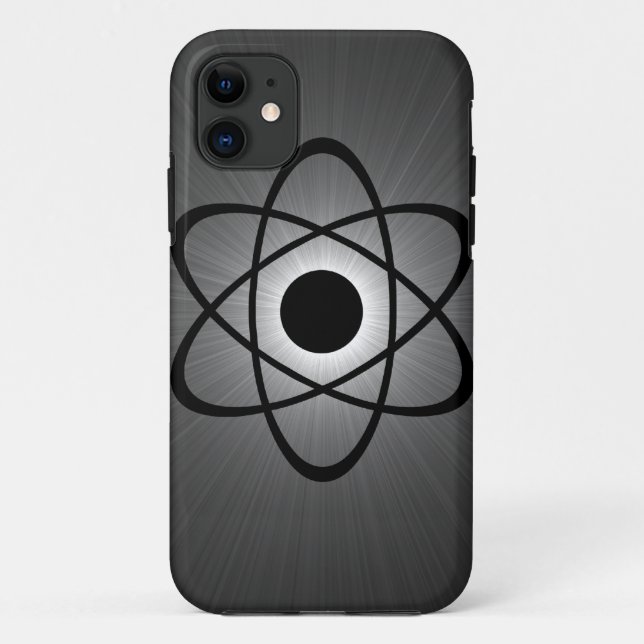 Nerdy Atomic BT iPhone 5 Case, Grey Case-Mate iPhone Case (Back)