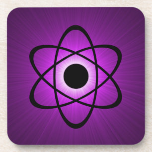 Nerdy Atomic Coaster Set, Purple