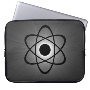 Nerdy Atomic Electronics Sleeve, Grey Laptop Sleeve