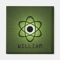 Nerdy Atomic Magnet, Green