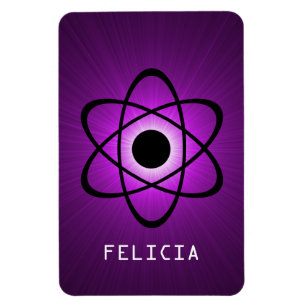 Nerdy Atomic Premium Magnet, Purple Magnet