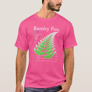 Nerdy Barnsley Fern Fractal Nature Chaos Theory Ma T-Shirt