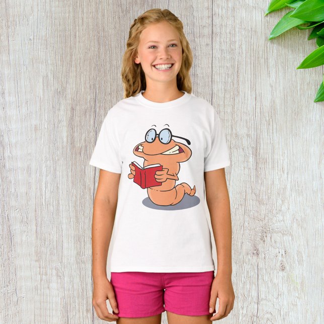 Nerdy Bookworm Reading A Book T-Shirt (Creator Uploaded)