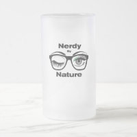 Nerdy by Nature Funny Geek Design with Glasses