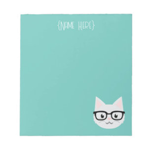 Nerdy Cat Notepad