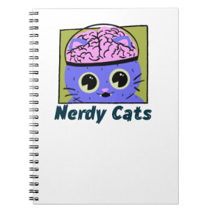 Nerdy Cats, Brain Design Notebook