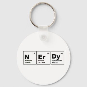 Nerdy Chemistry Product! Key Ring