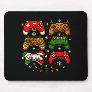 Nerdy Christmas Shirt For Boys Men, Xmas Gaming Co Mouse Mat