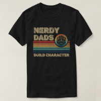 Nerdy Dads Build Character Funny RPG Gamer Dad
