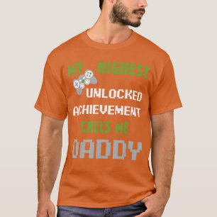Nerdy Funny Father Day Gamer Dad Daddy Men Love Vi T-Shirt