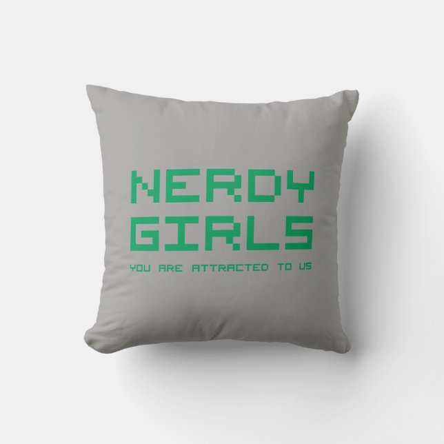 Nerdy Girls 2 Cushion (Front)